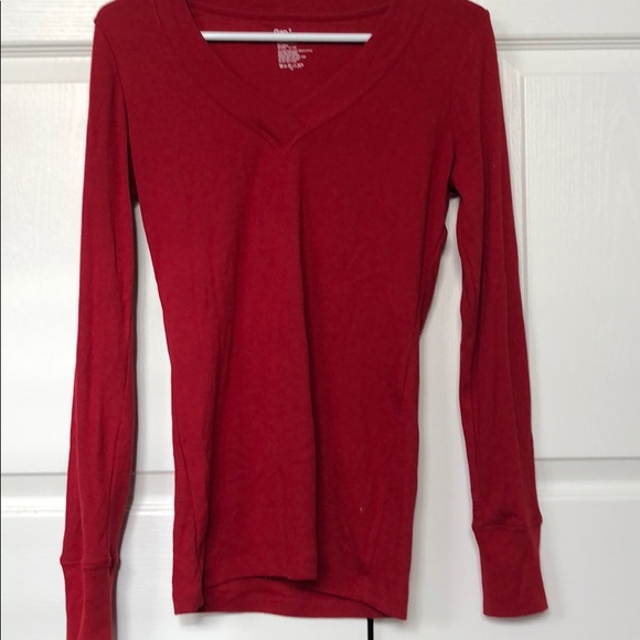 GAP factory LS red shirt *S* - Picture 1 of 4